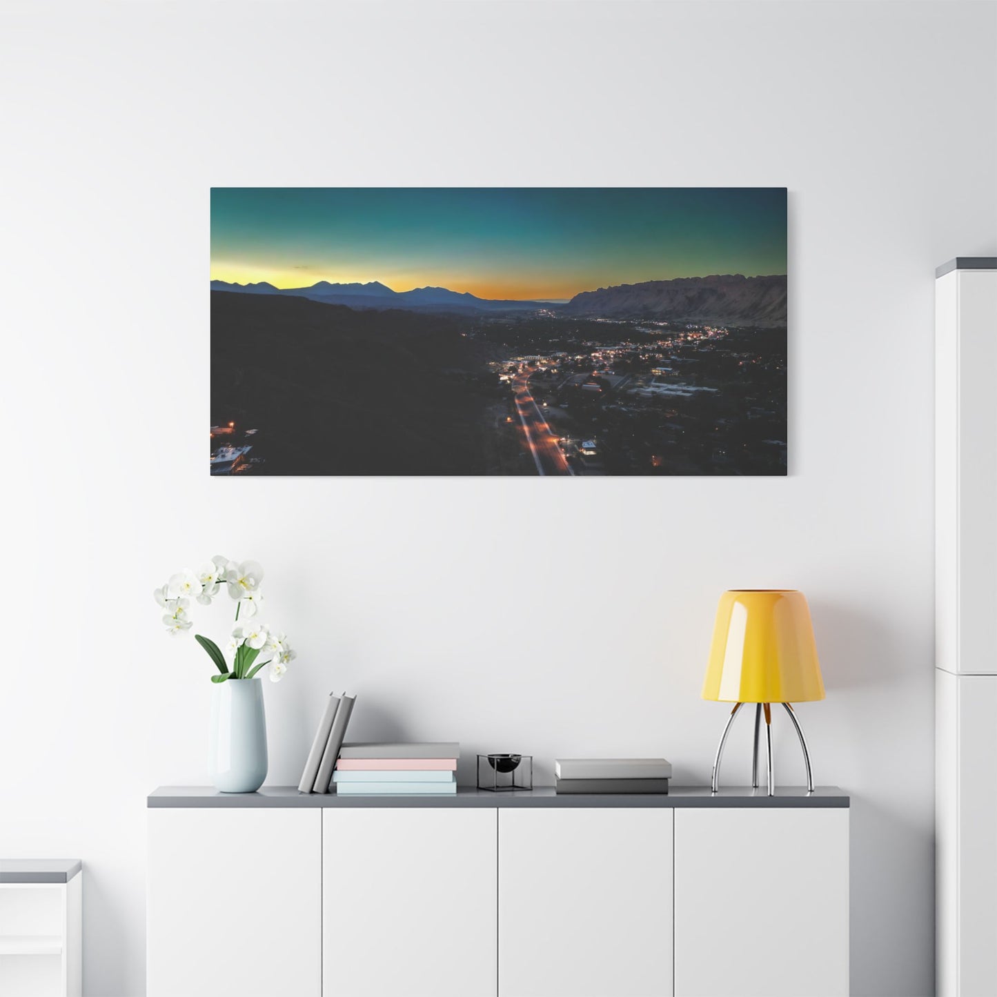 Canvas Artwork - Highway Scenes 7 - Moab Sunrise (Color)