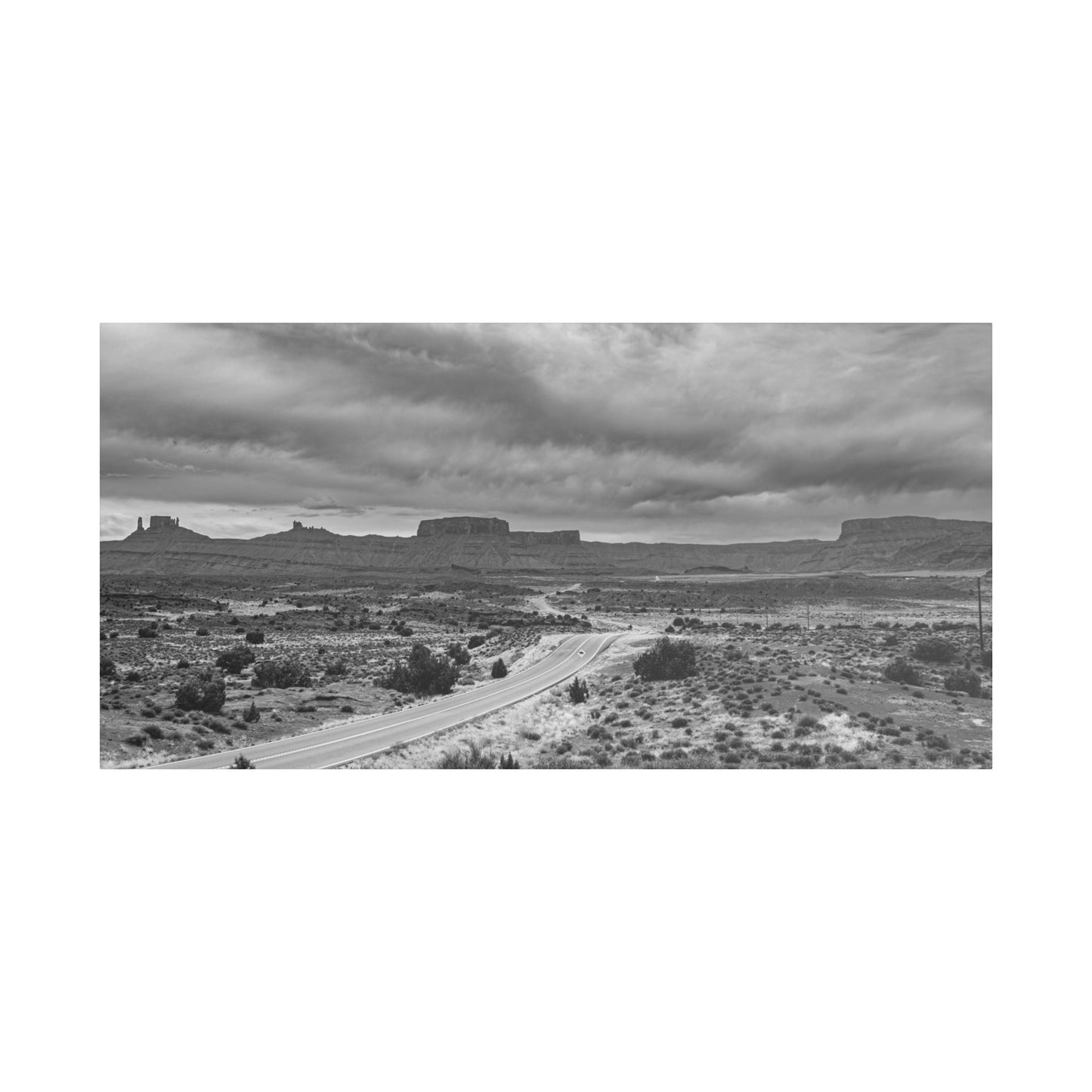 Canvas Artwork - Highway Scenes 6 (BW)