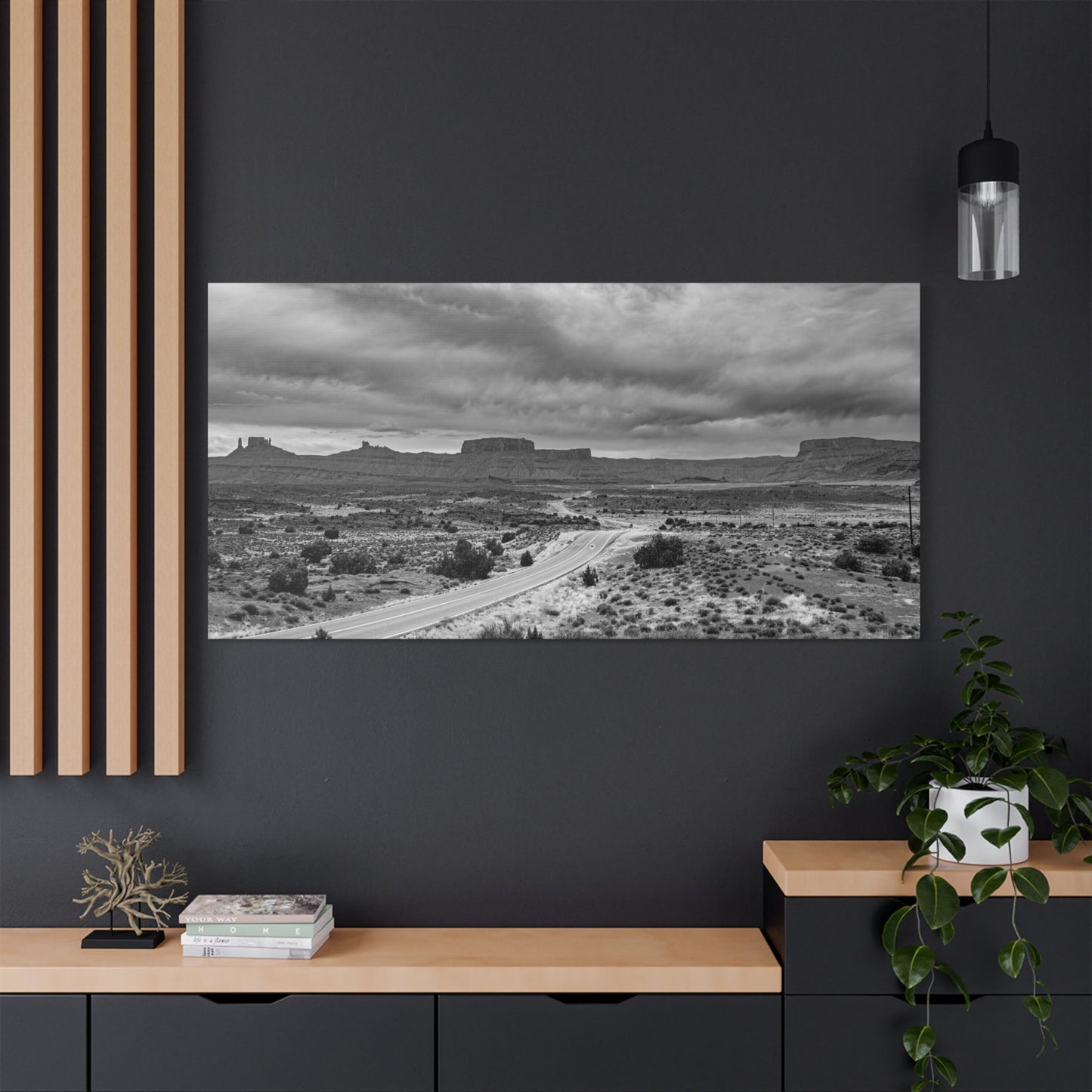 Canvas Artwork - Highway Scenes 6 (BW)