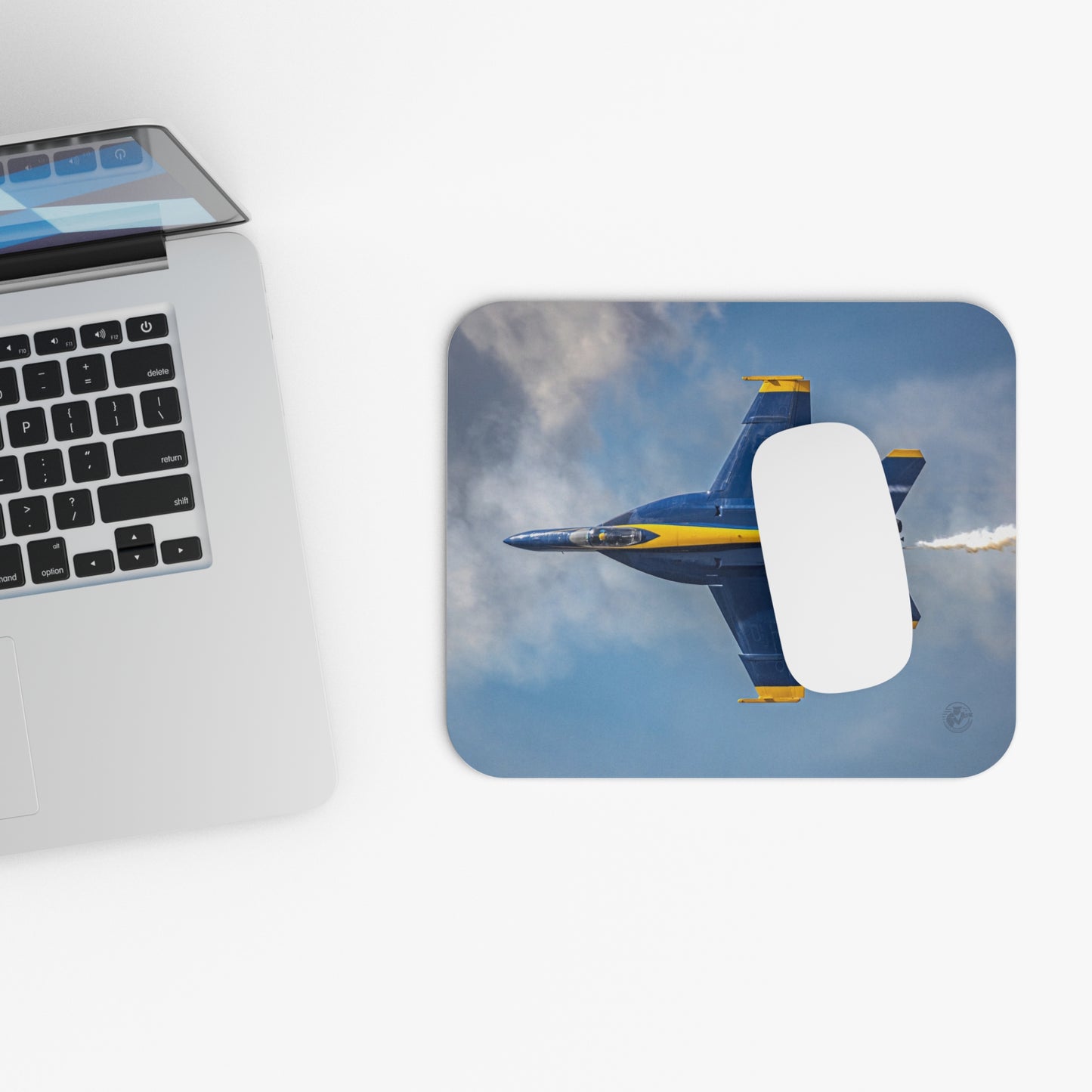 Blue Angels Jet Mouse Pad — Military Aircraft Desk Mat