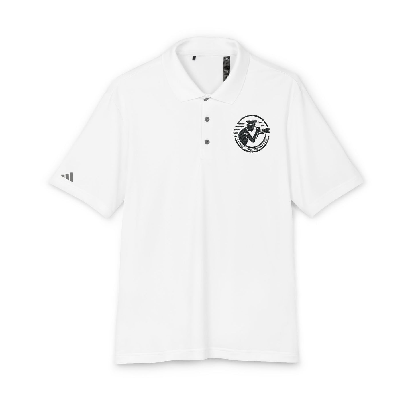 adidas Unisex Performance Polo Flying Photographer Logo Shirt