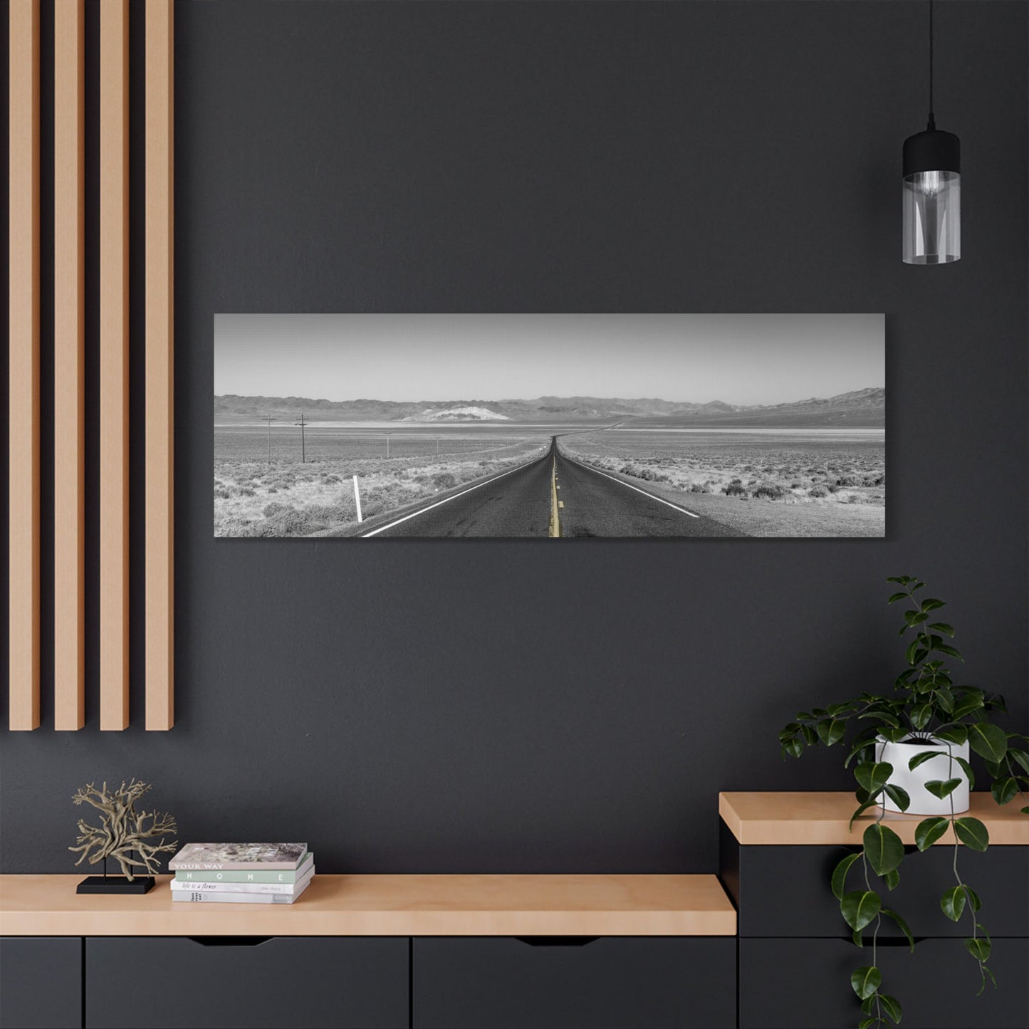 Canvas Artwork - Highway Scenes 2 (BW)