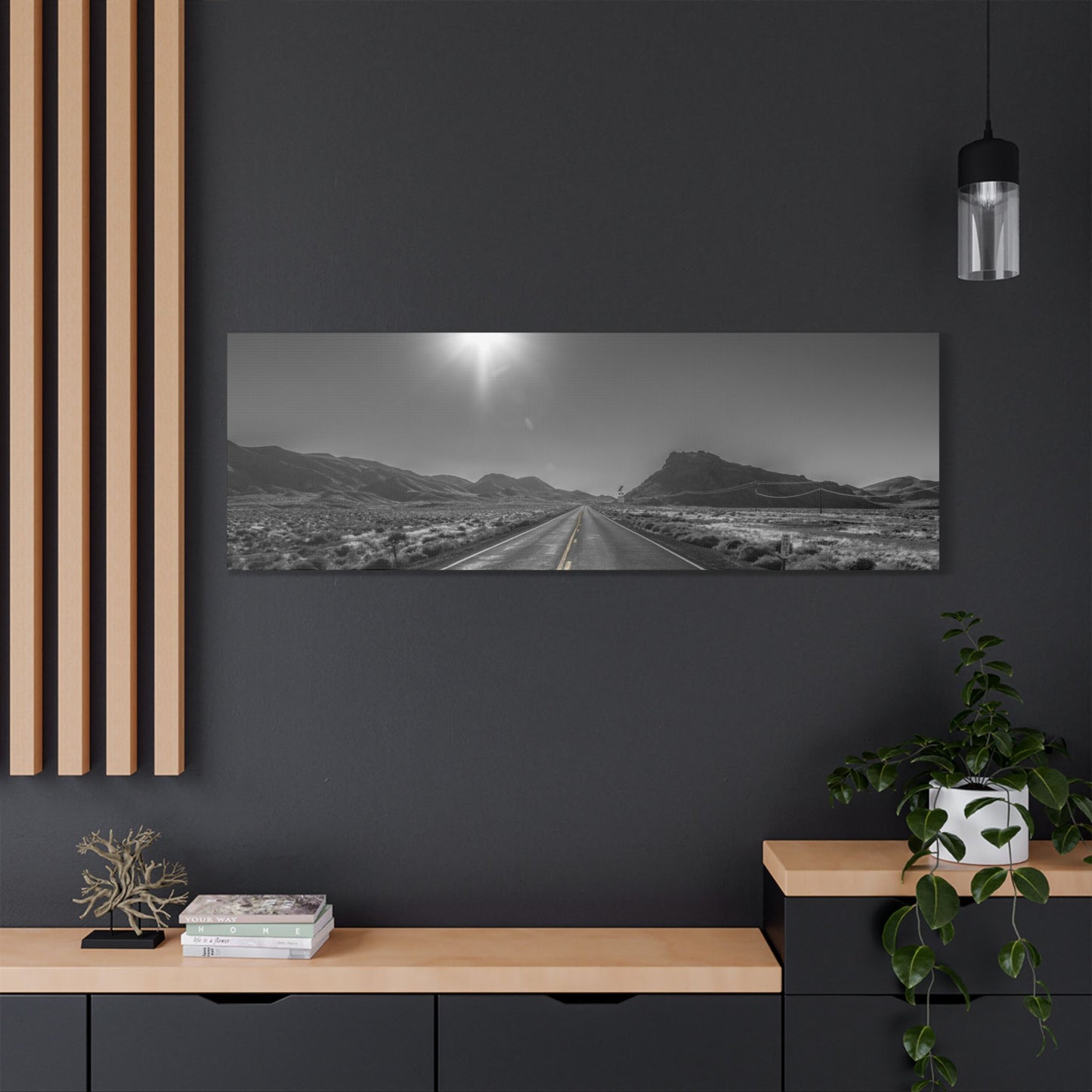 Canvas Artwork - Highway Scenes 1 (BW)