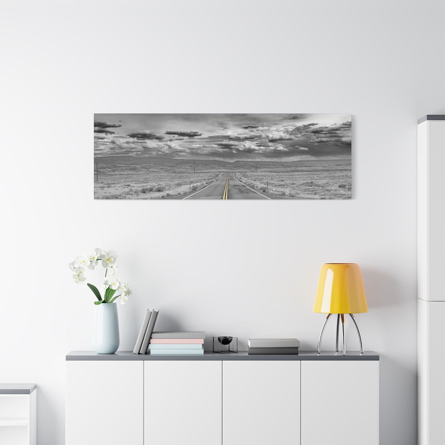Canvas Artwork - Highway Scenes 5 (BW)