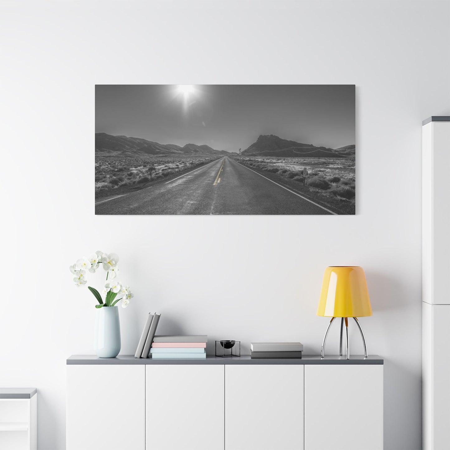 Canvas Artwork - Highway Scenes 1 (BW)