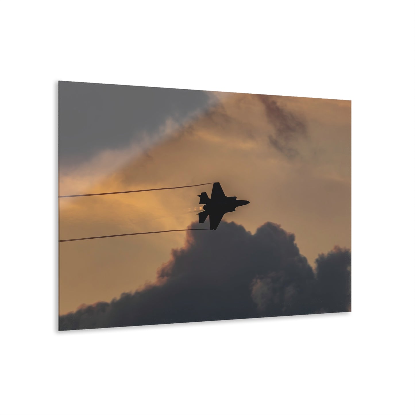 F-35 Lightning II @ Sunset Acrylic Print
