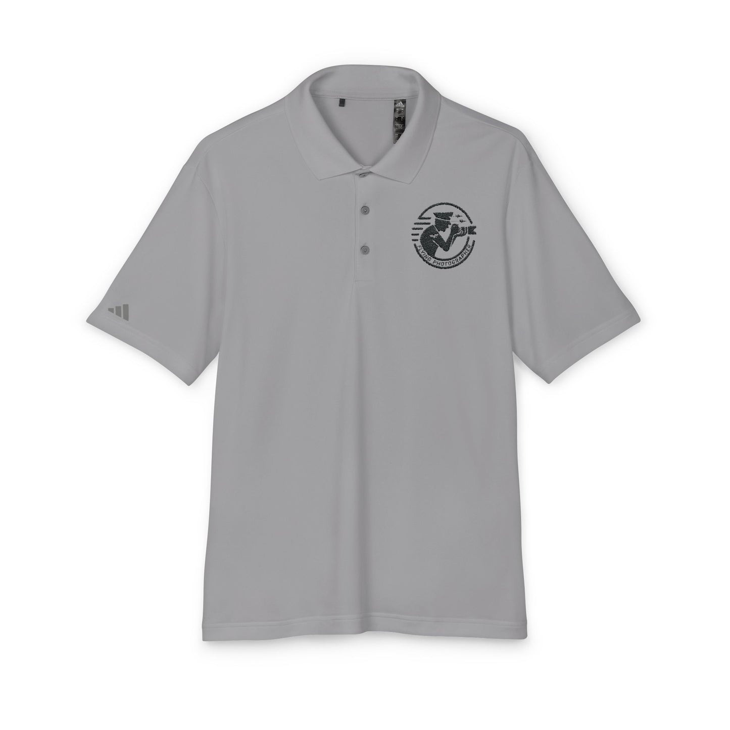 adidas Unisex Performance Polo Flying Photographer Logo Shirt
