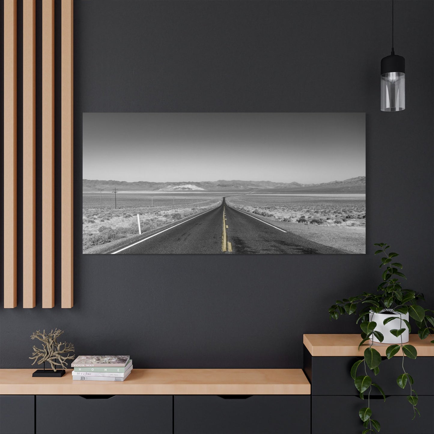 Canvas Artwork - Highway Scenes 2 (BW)