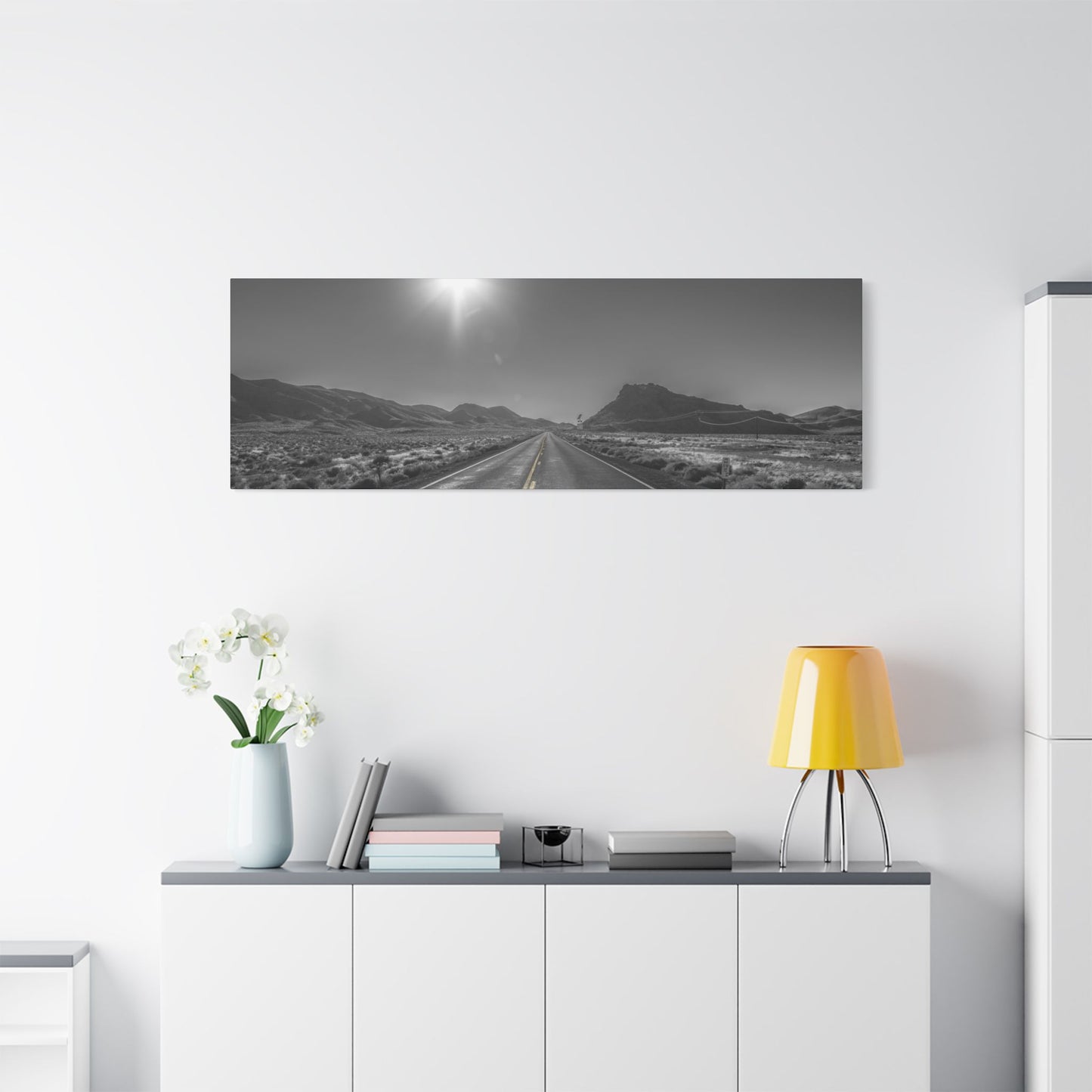 Canvas Artwork - Highway Scenes 1 (BW)