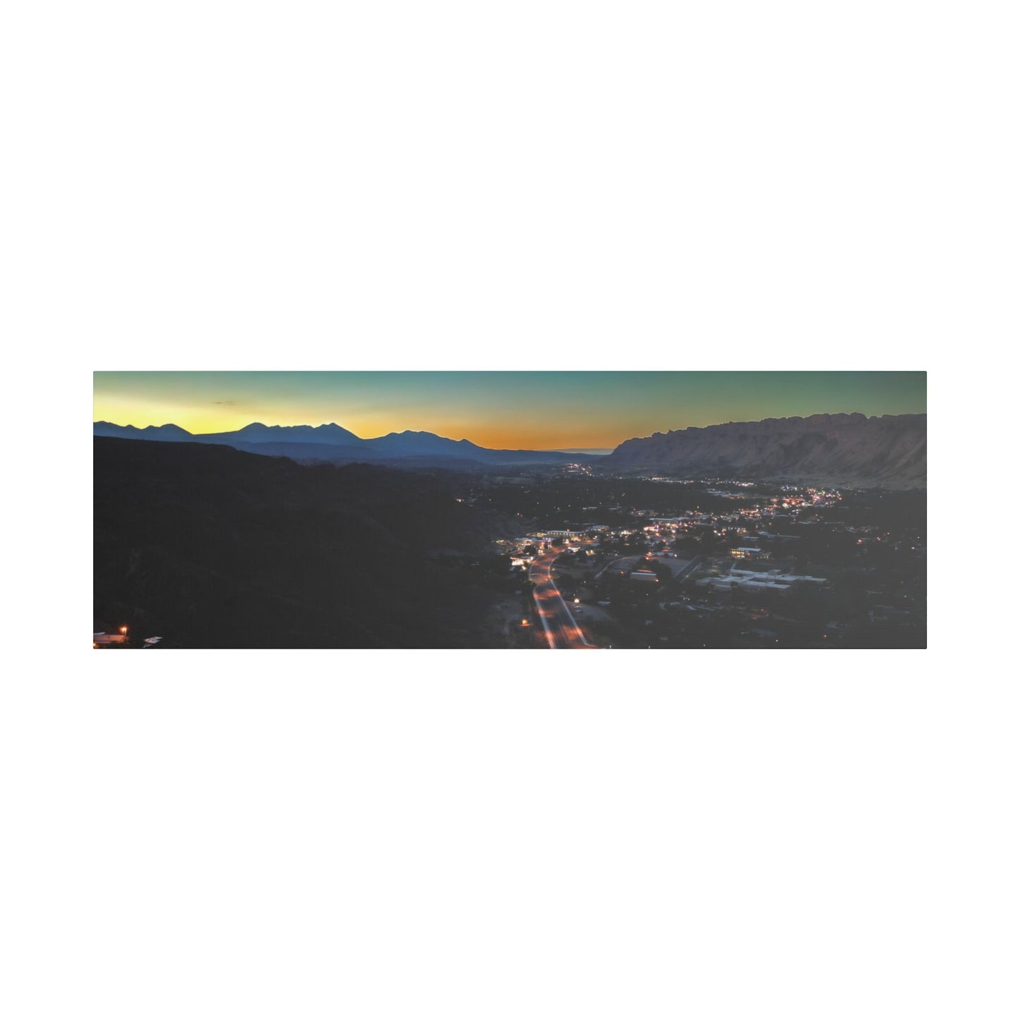 Canvas Artwork - Highway Scenes 7 - Moab Sunrise (Color)