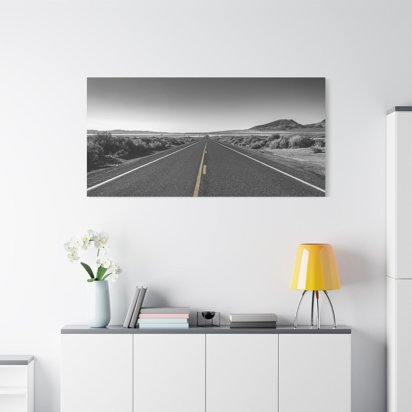Canvas Artwork - Highway Scenes 3 (BW)