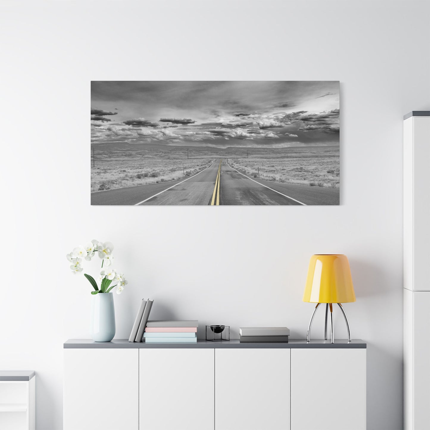 Canvas Artwork - Highway Scenes 5 (BW)