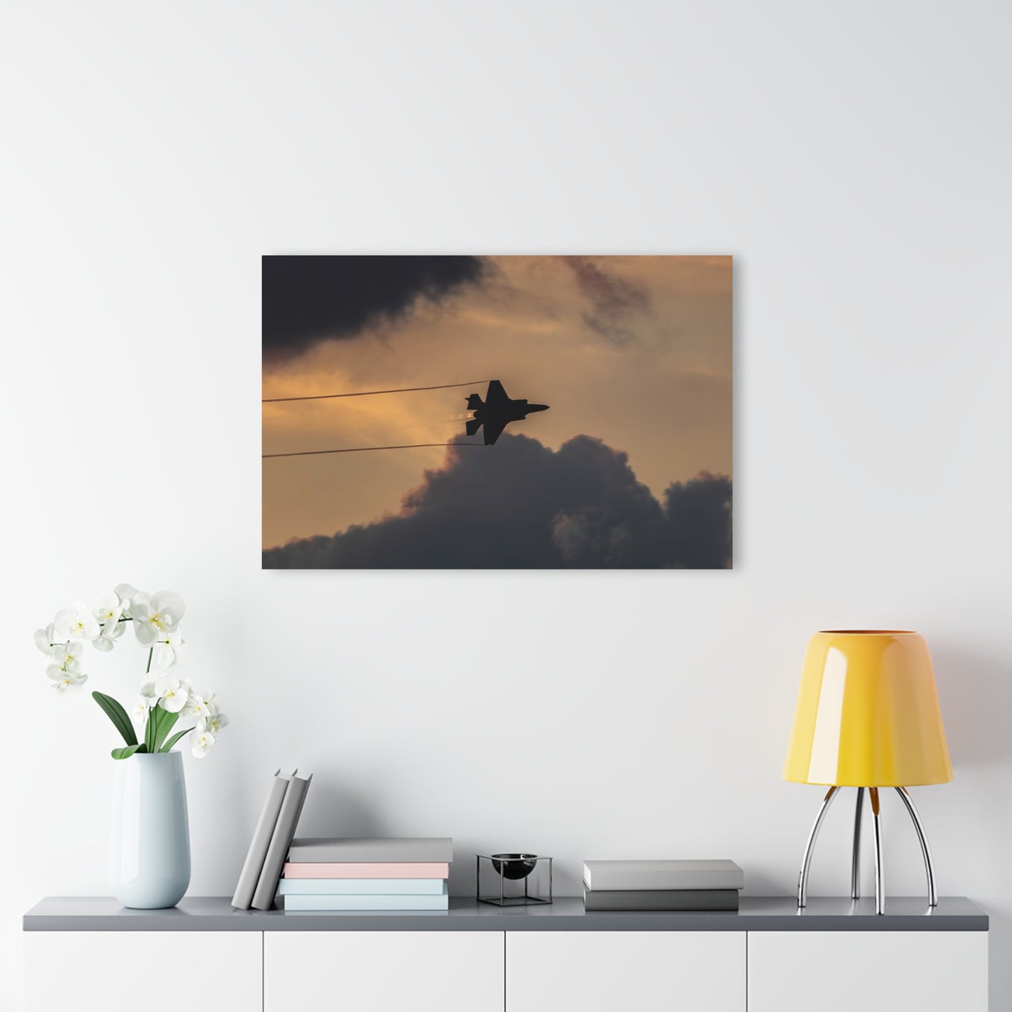 F-35 Lightning II @ Sunset Acrylic Print