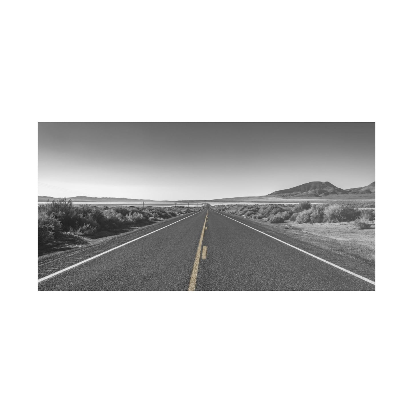 Canvas Artwork - Highway Scenes 3 (BW)