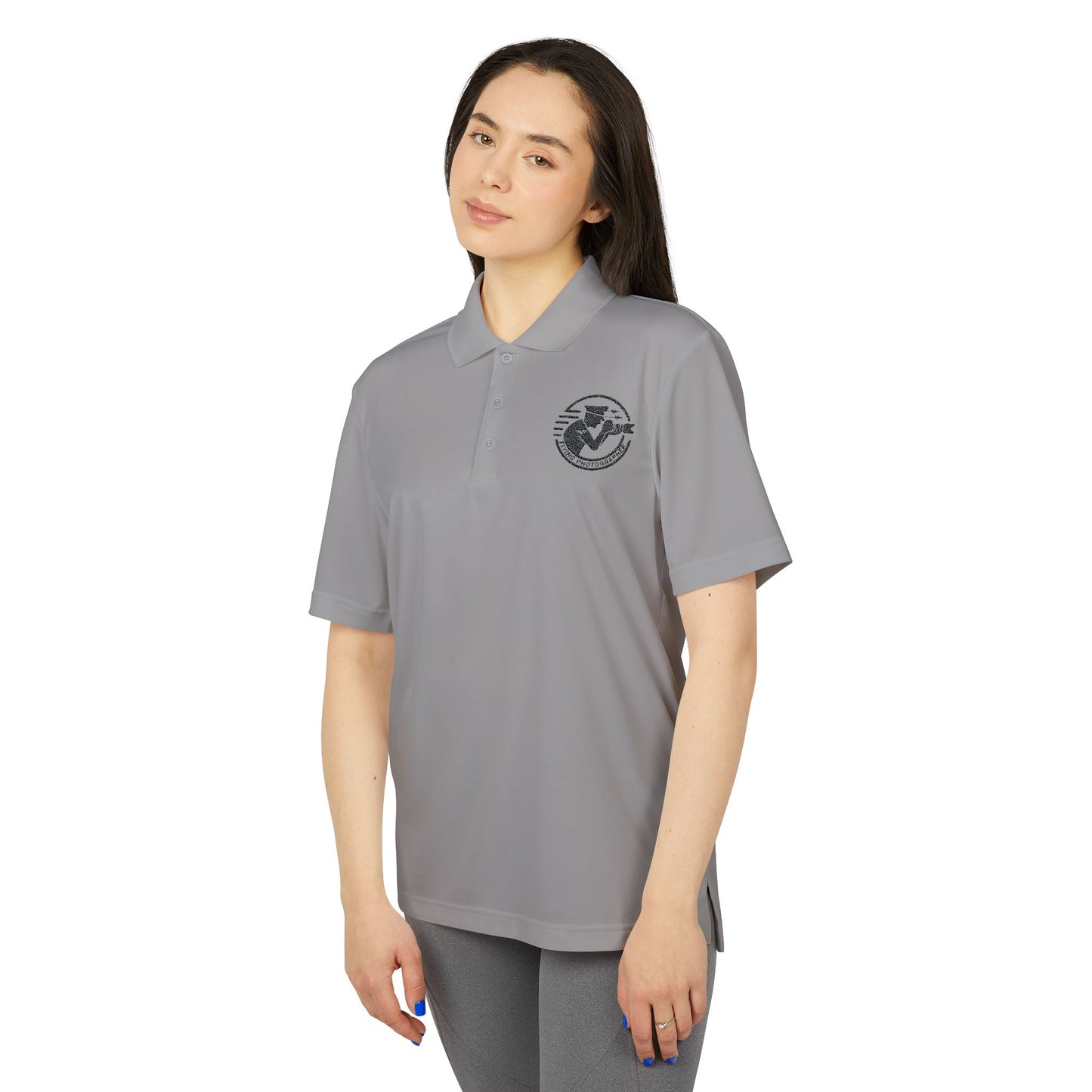 adidas Unisex Performance Polo Flying Photographer Logo Shirt