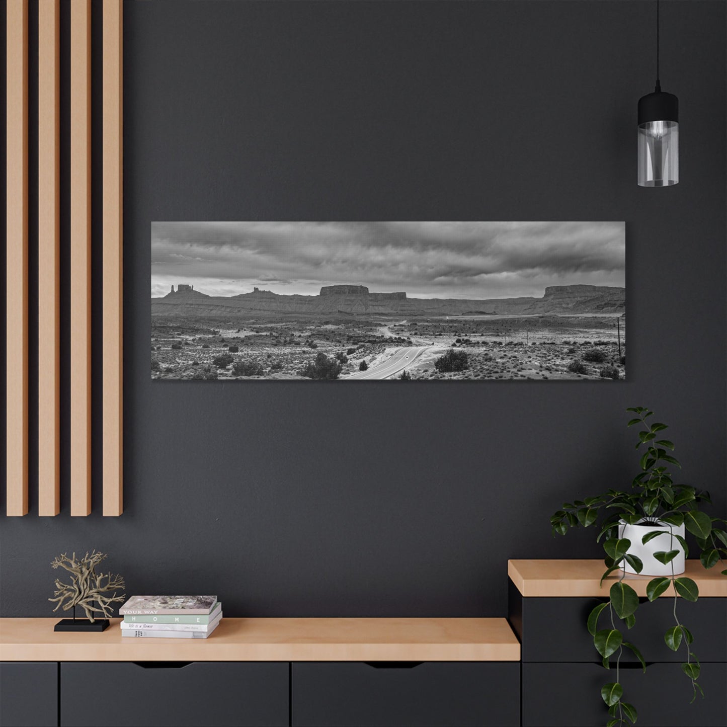 Canvas Artwork - Highway Scenes 6 (BW)