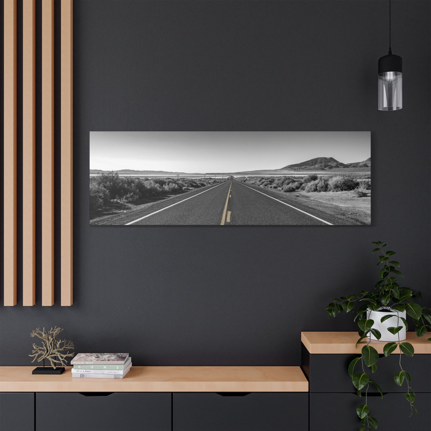 Canvas Artwork - Highway Scenes 3 (BW)