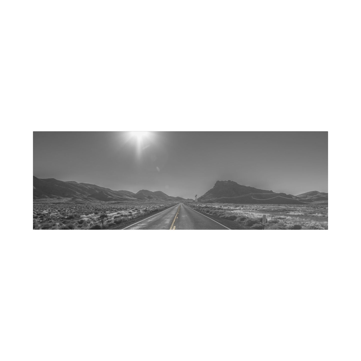 Canvas Artwork - Highway Scenes 1 (BW)