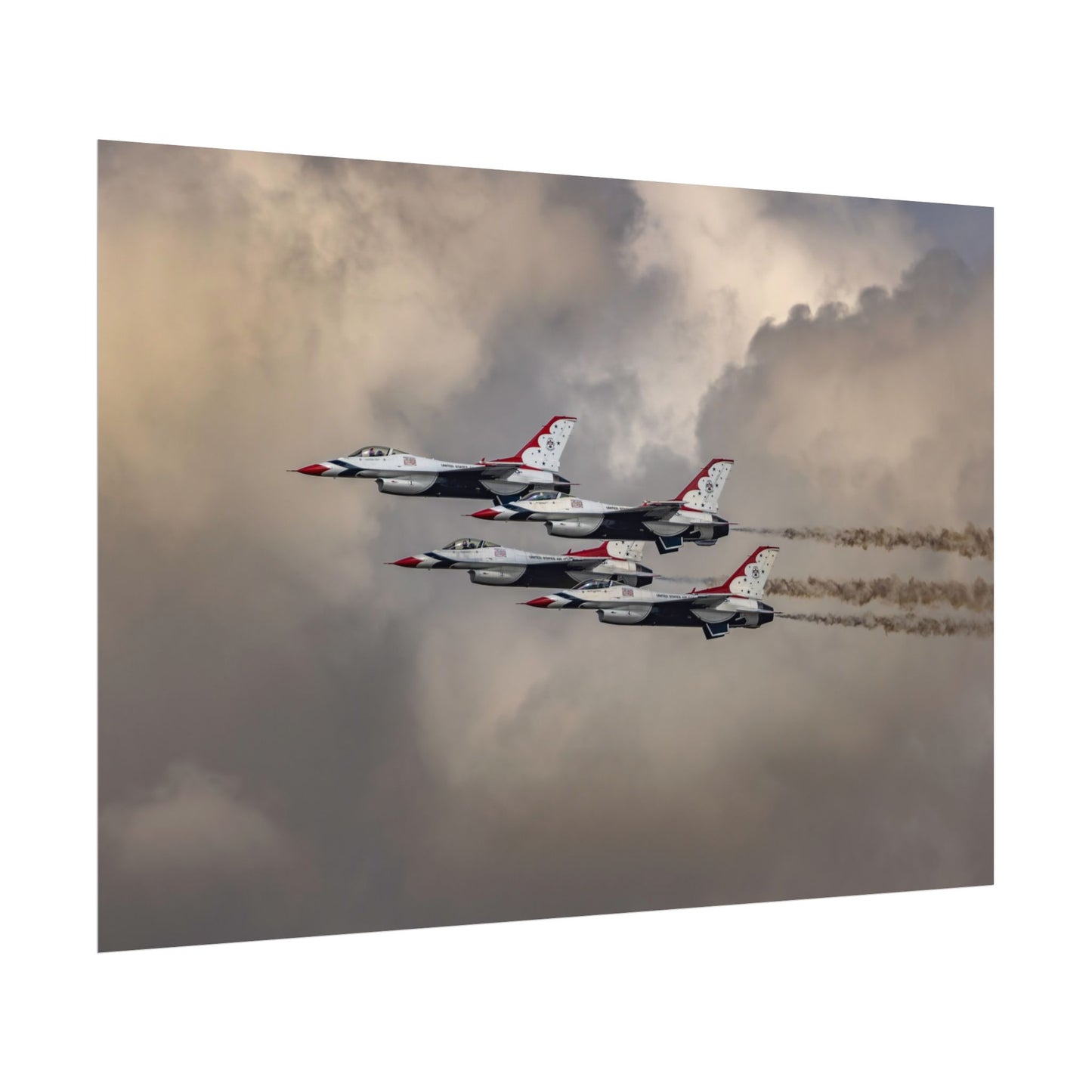 Rolled Poster Thunderbirds F-16