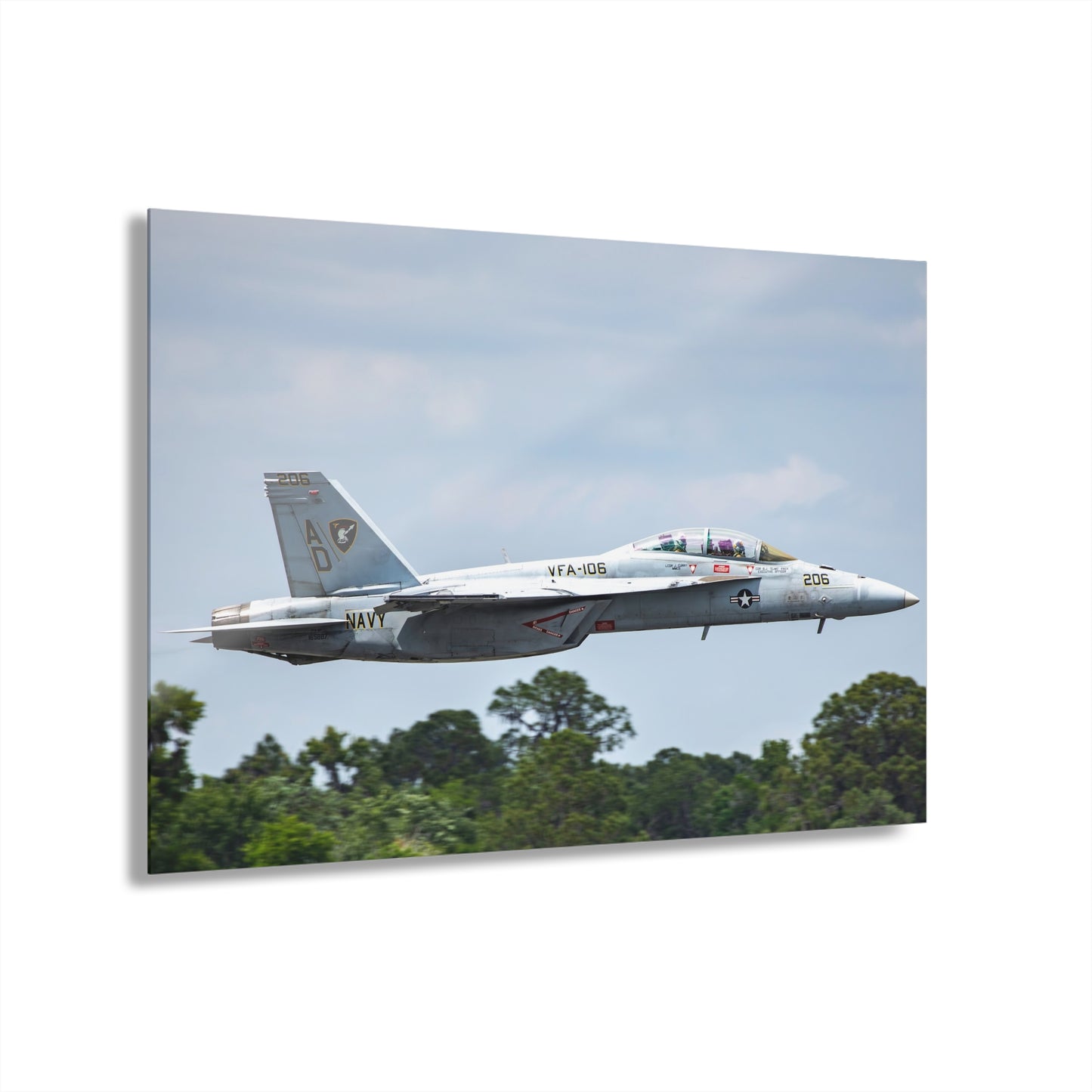 F/A-18F Super Hornet Low Pass Acrylic Print