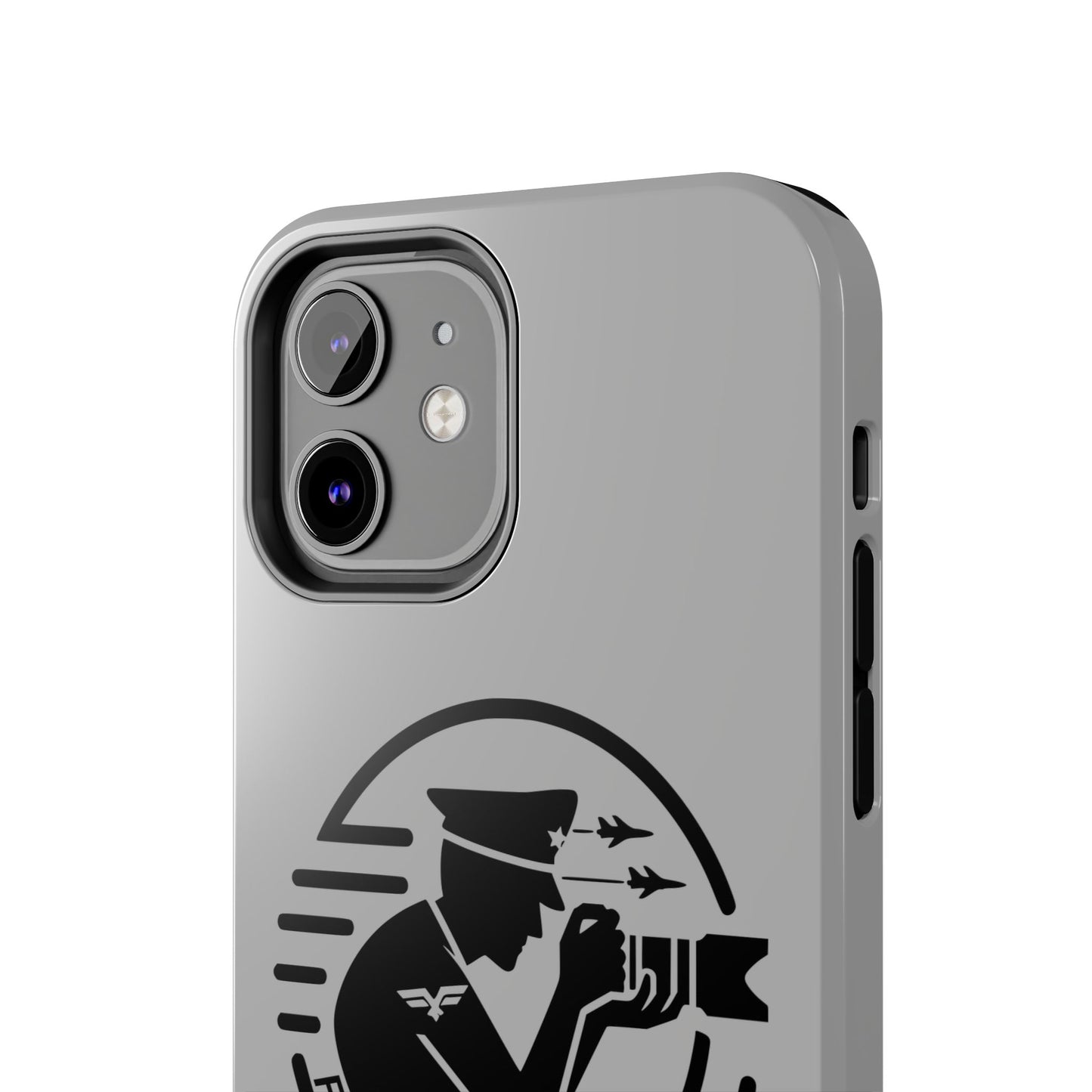 Flying Photographer Phone Case Gray