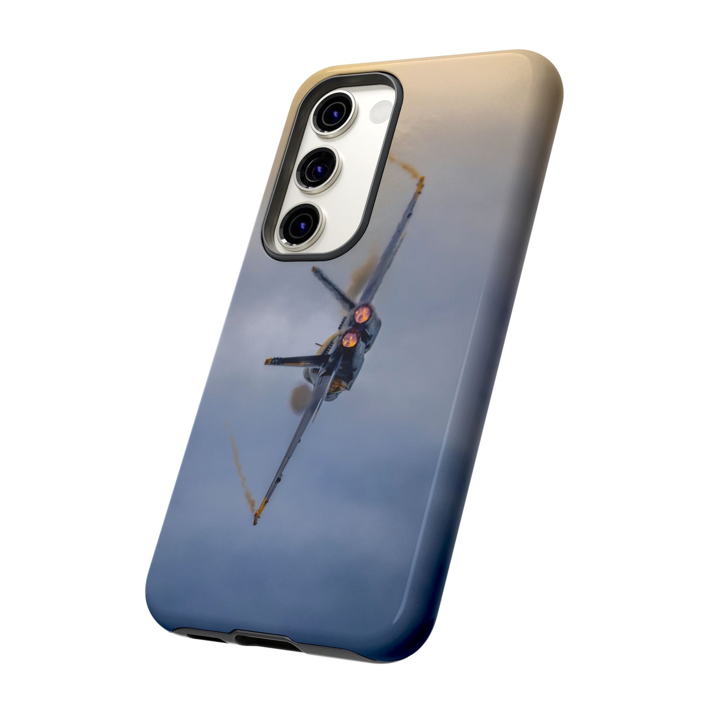 Phone Case - Tough Case with a Blue Angel afterburner design