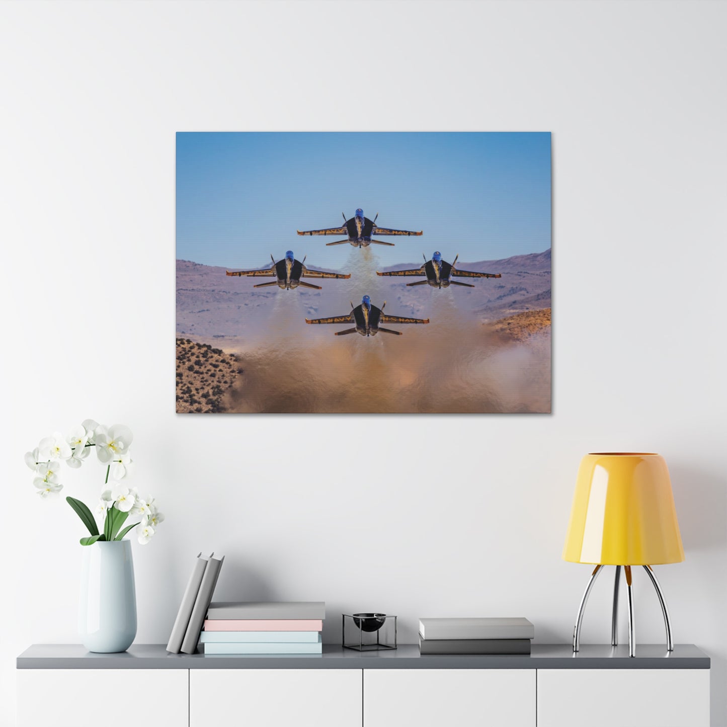 Canvas Gallery Wraps - Desert Blue Angels