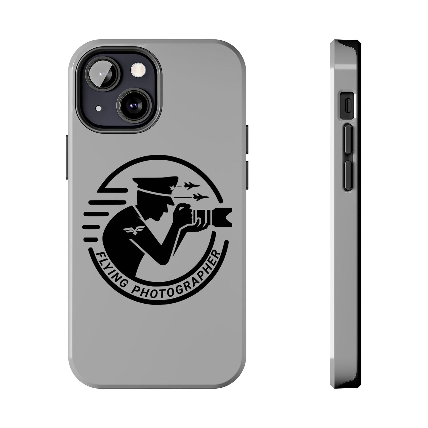 Flying Photographer Phone Case Gray