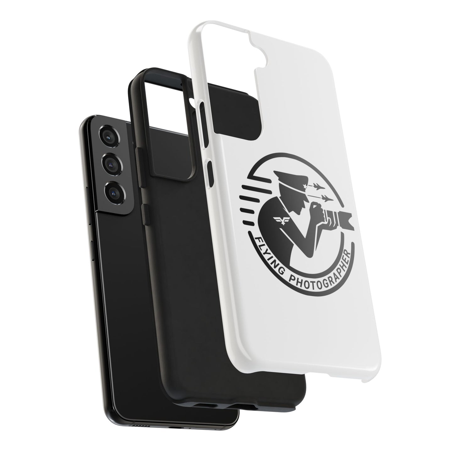 Flying Photographer Phone Cases