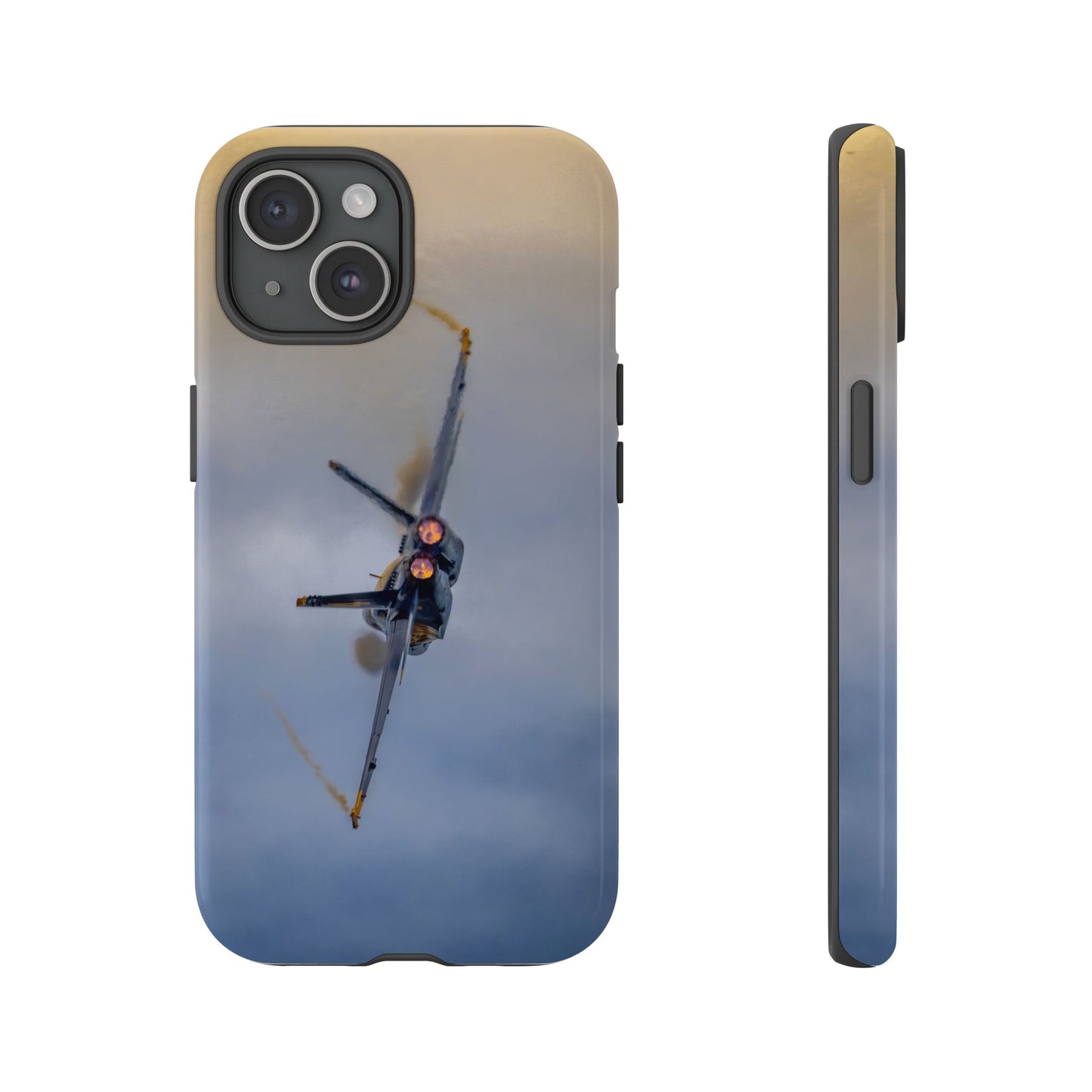 Phone Case - Tough Case with a Blue Angel afterburner design