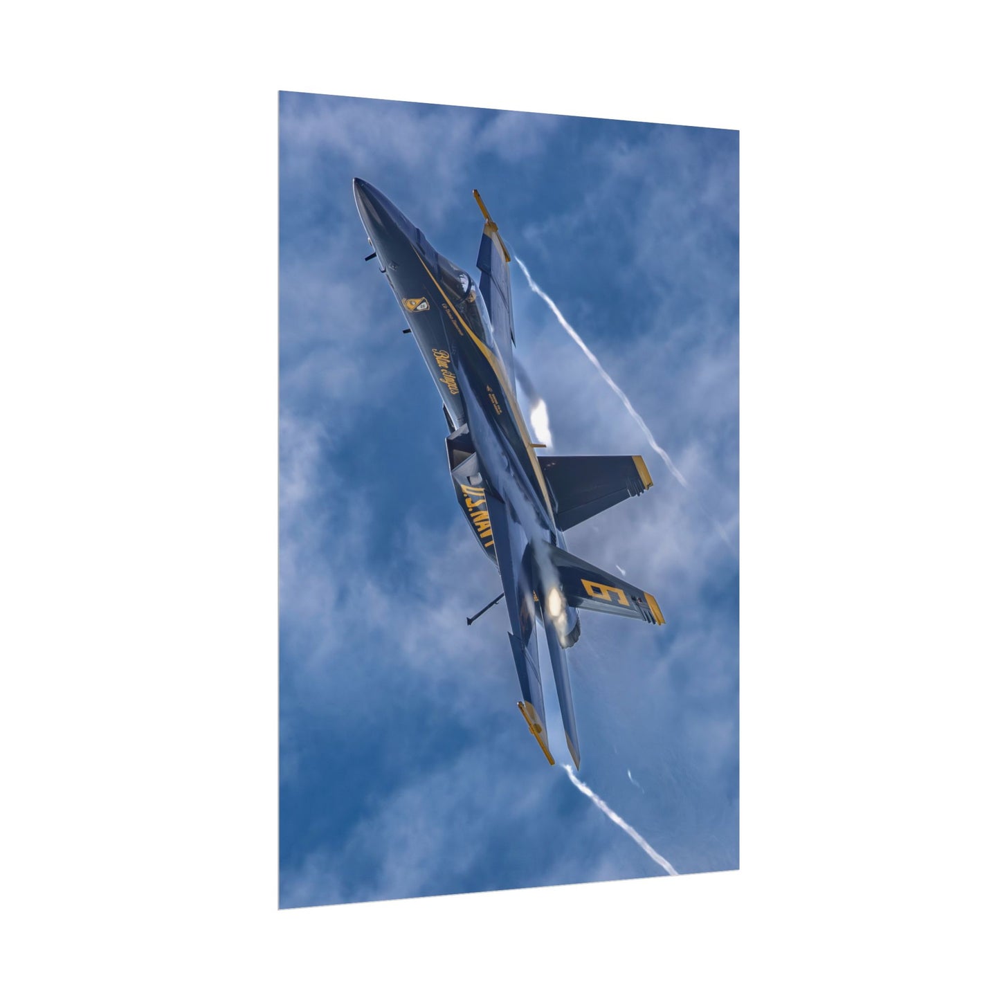 Rolled Poster - Blue Angel #6 Carrier Break