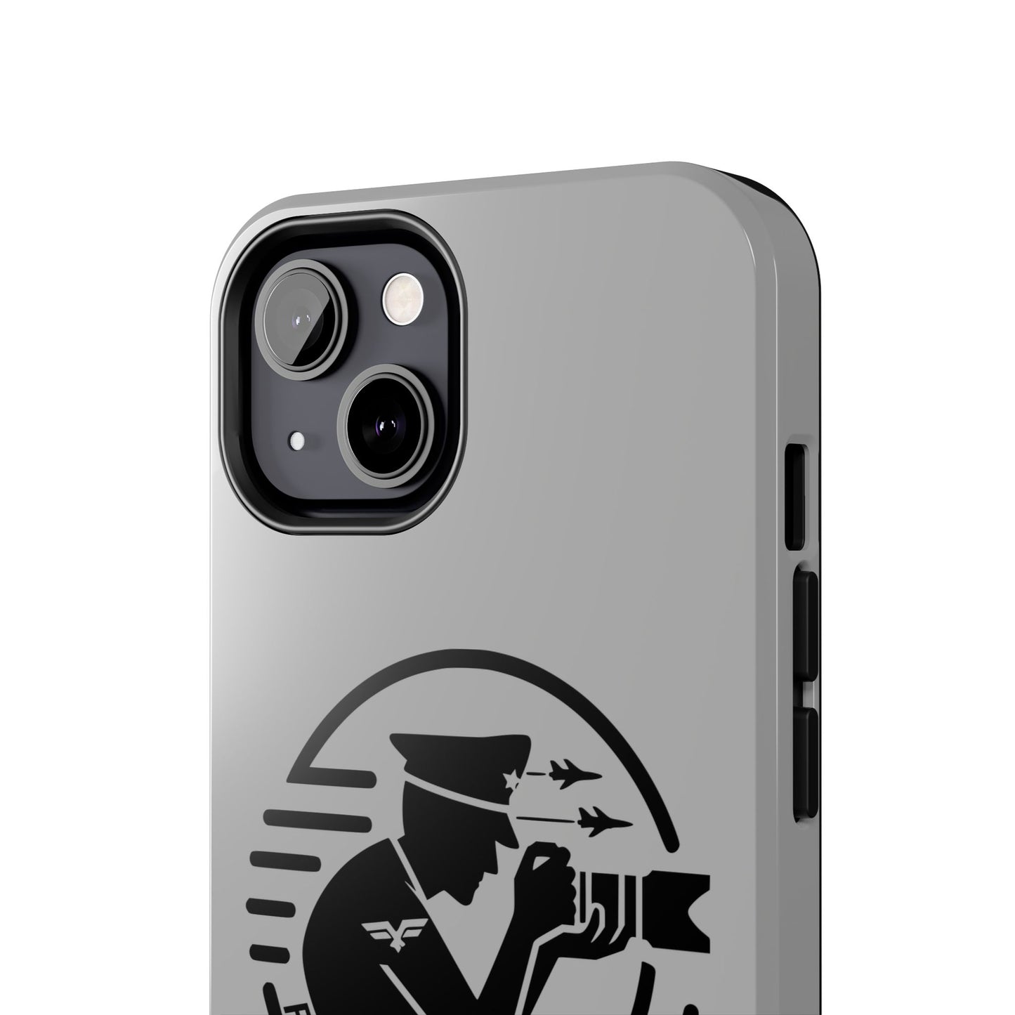 Flying Photographer Phone Case Gray