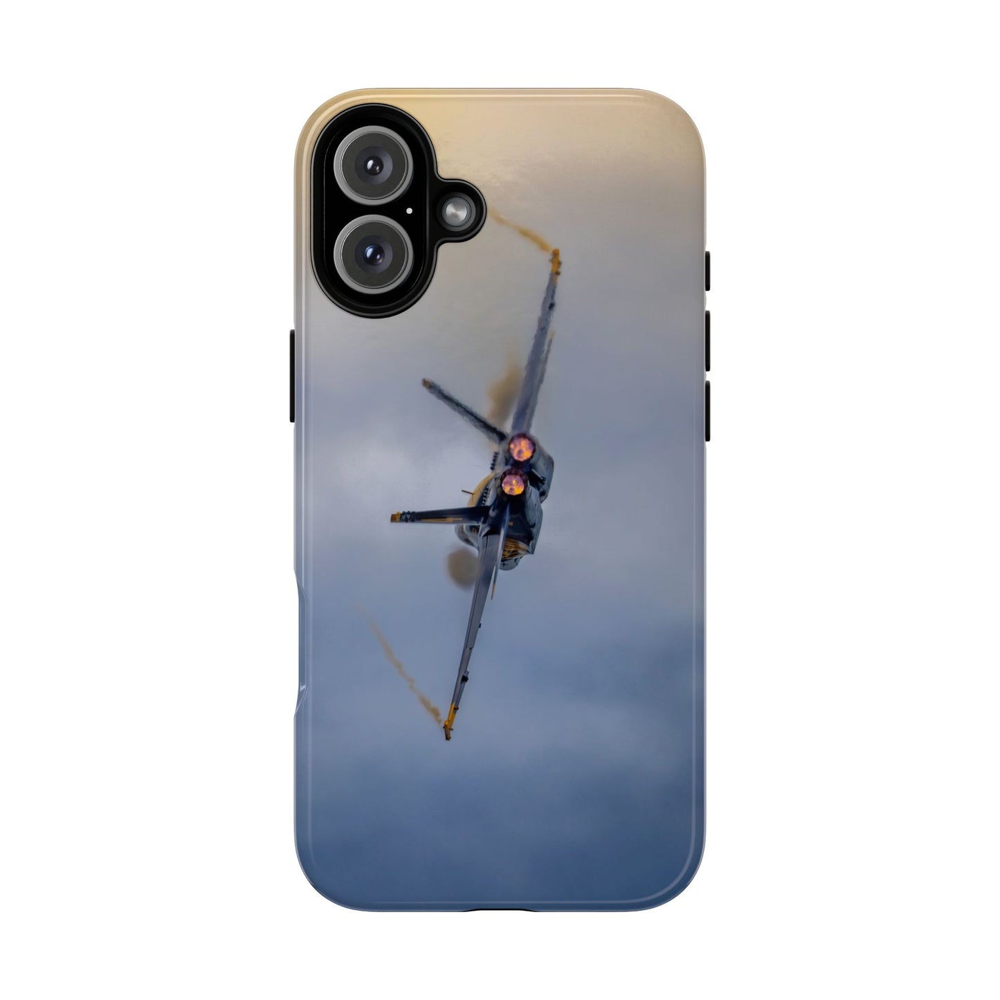 Phone Case - Tough Case with a Blue Angel afterburner design