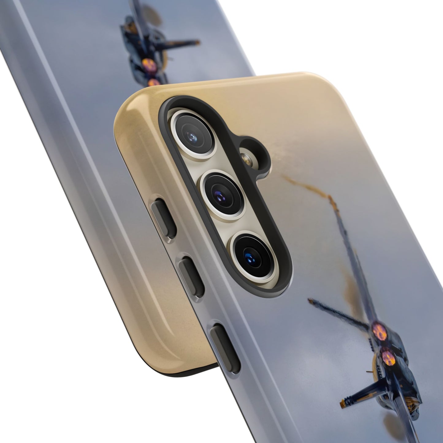 Phone Case - Tough Case with a Blue Angel afterburner design