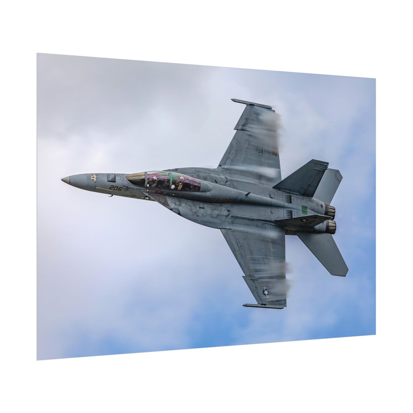 Poster Print - F/A-18F Super Hornet High Speed Pass