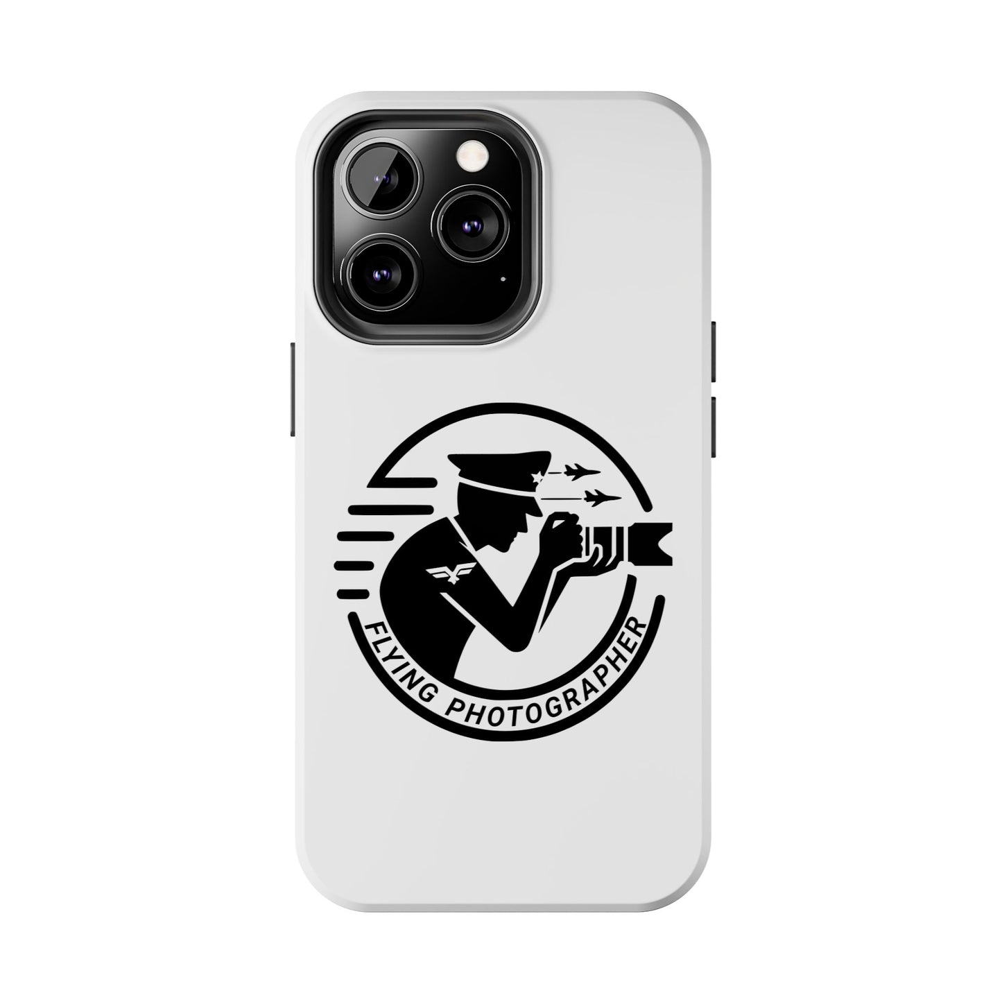 Flying Photographer Phone Cases