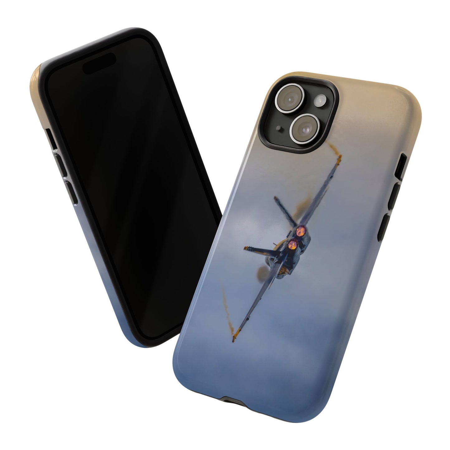 Phone Case - Tough Case with a Blue Angel afterburner design