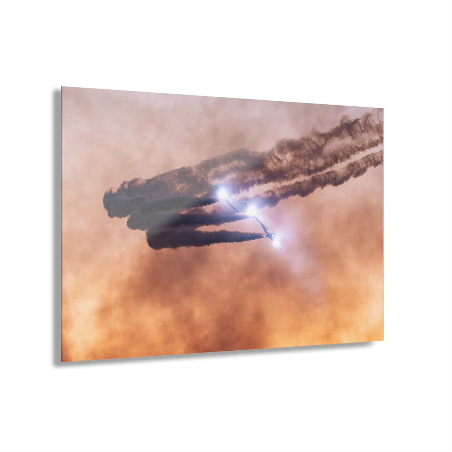 T-6 Smoke Acrylic Print