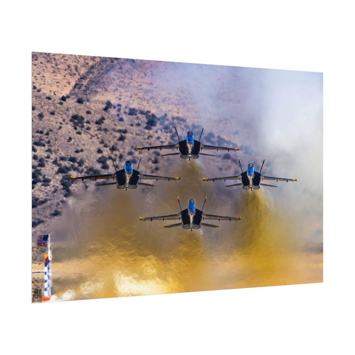 Poster Print - Blue Angels Takeoff Head-on