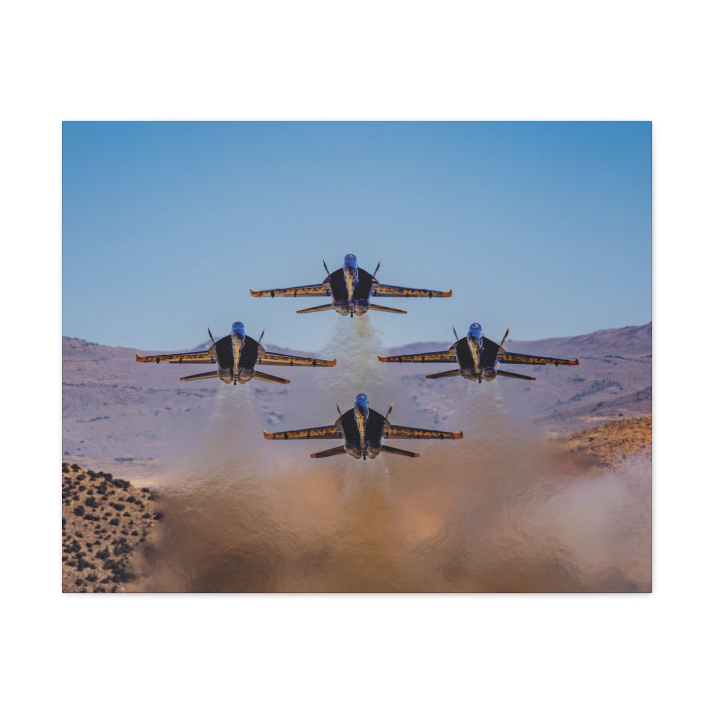 Canvas Gallery Wraps - Desert Blue Angels