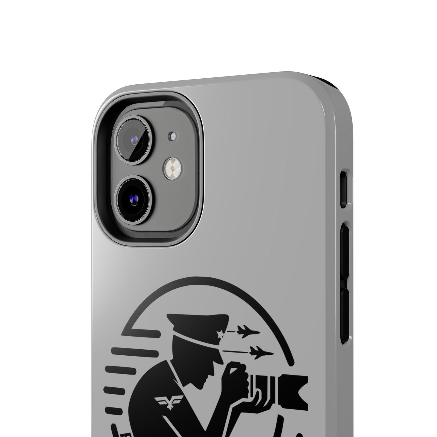 Flying Photographer Phone Case Gray