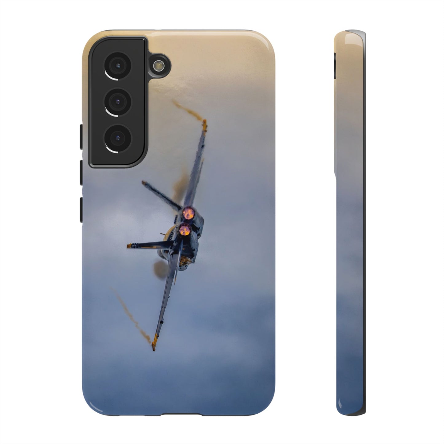 Phone Case - Tough Case with a Blue Angel afterburner design