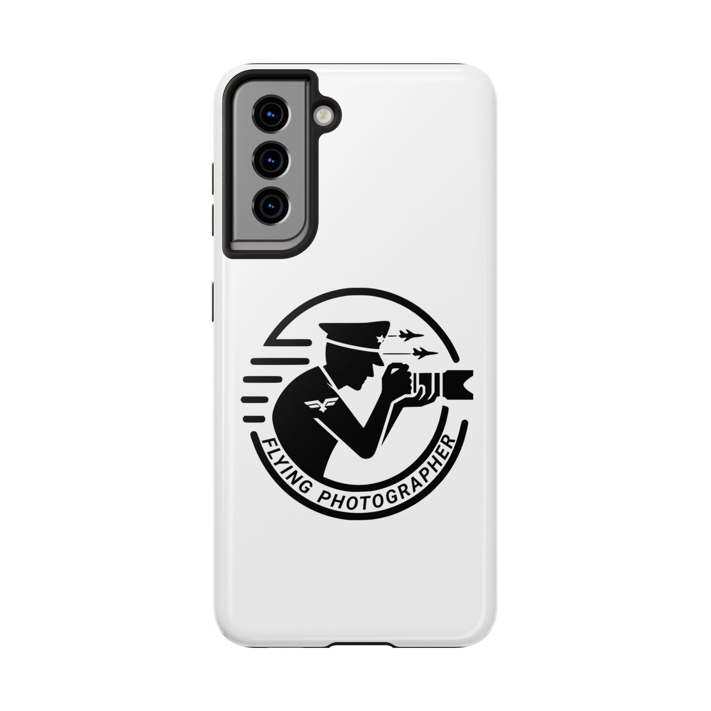 Flying Photographer Phone Cases