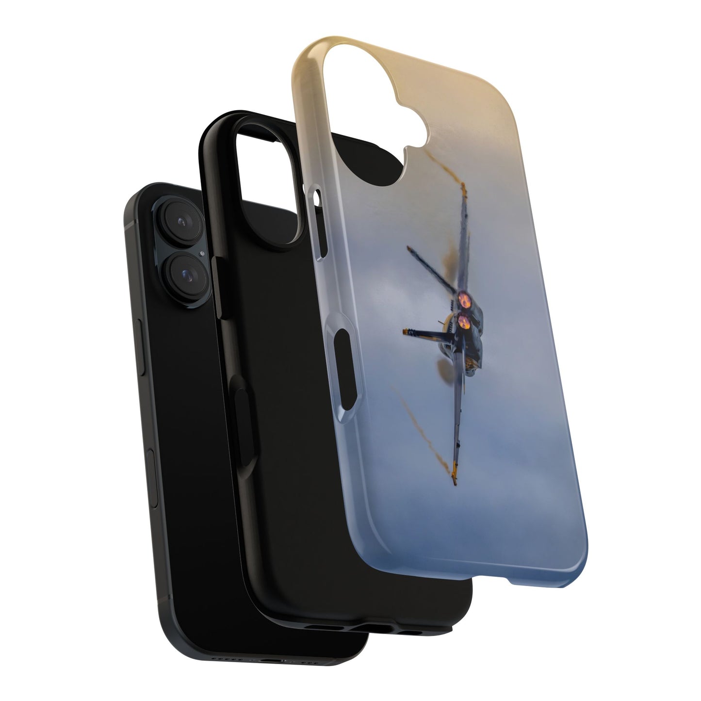 Phone Case - Tough Case with a Blue Angel afterburner design