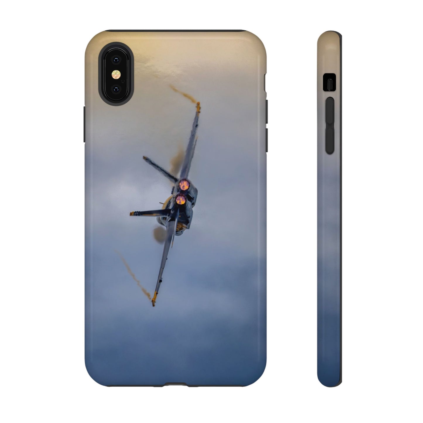 Phone Case - Tough Case with a Blue Angel afterburner design