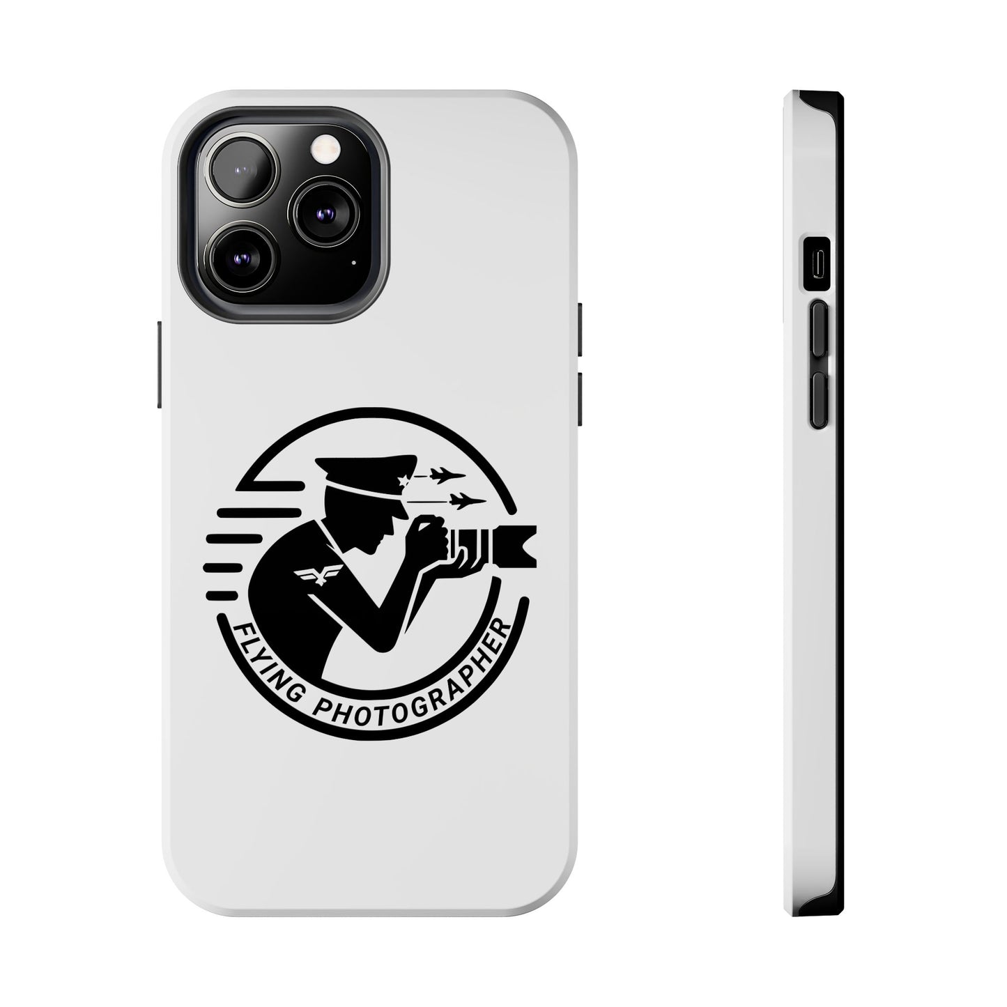 Flying Photographer Phone Cases