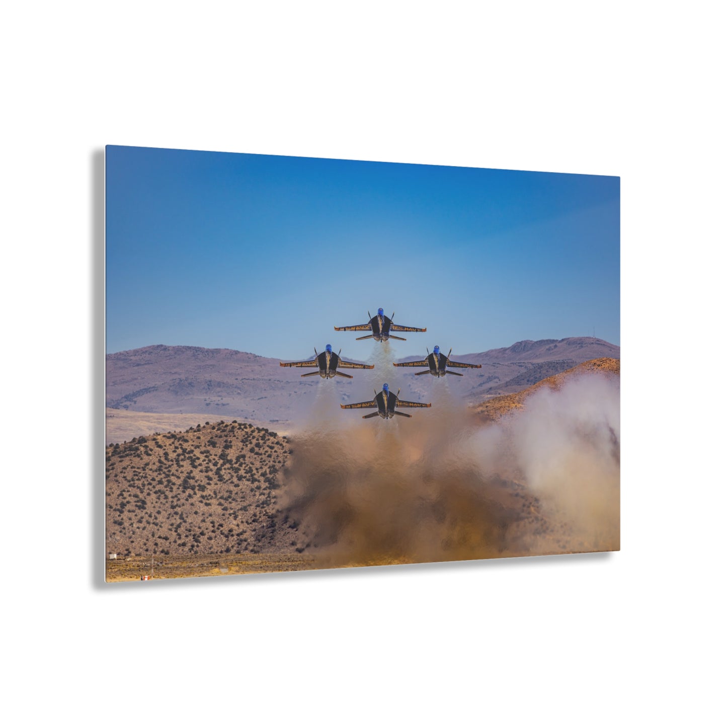 Blue Angels Diamond Formation Takeoff - Acrylic Print