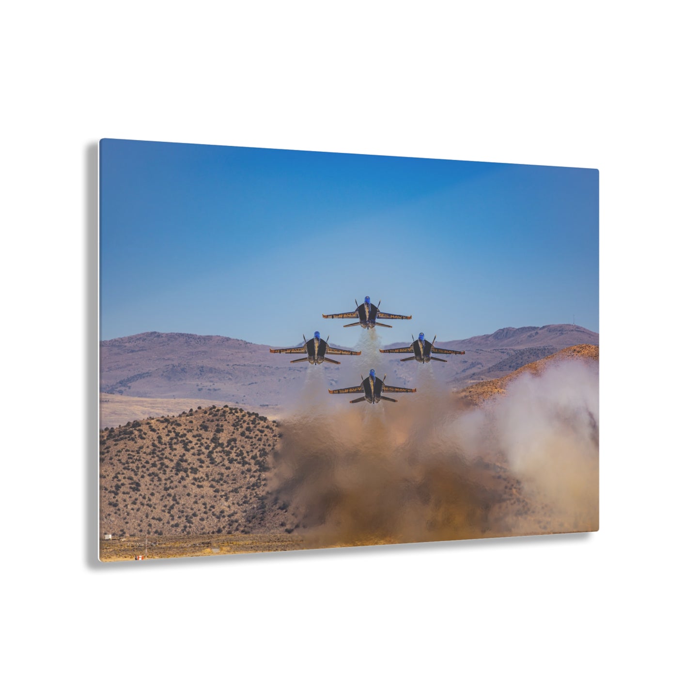 Blue Angels Diamond Formation Takeoff - Acrylic Print