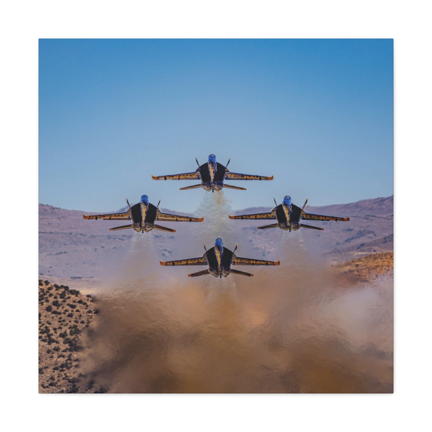 Canvas Gallery Wraps - Desert Blue Angels