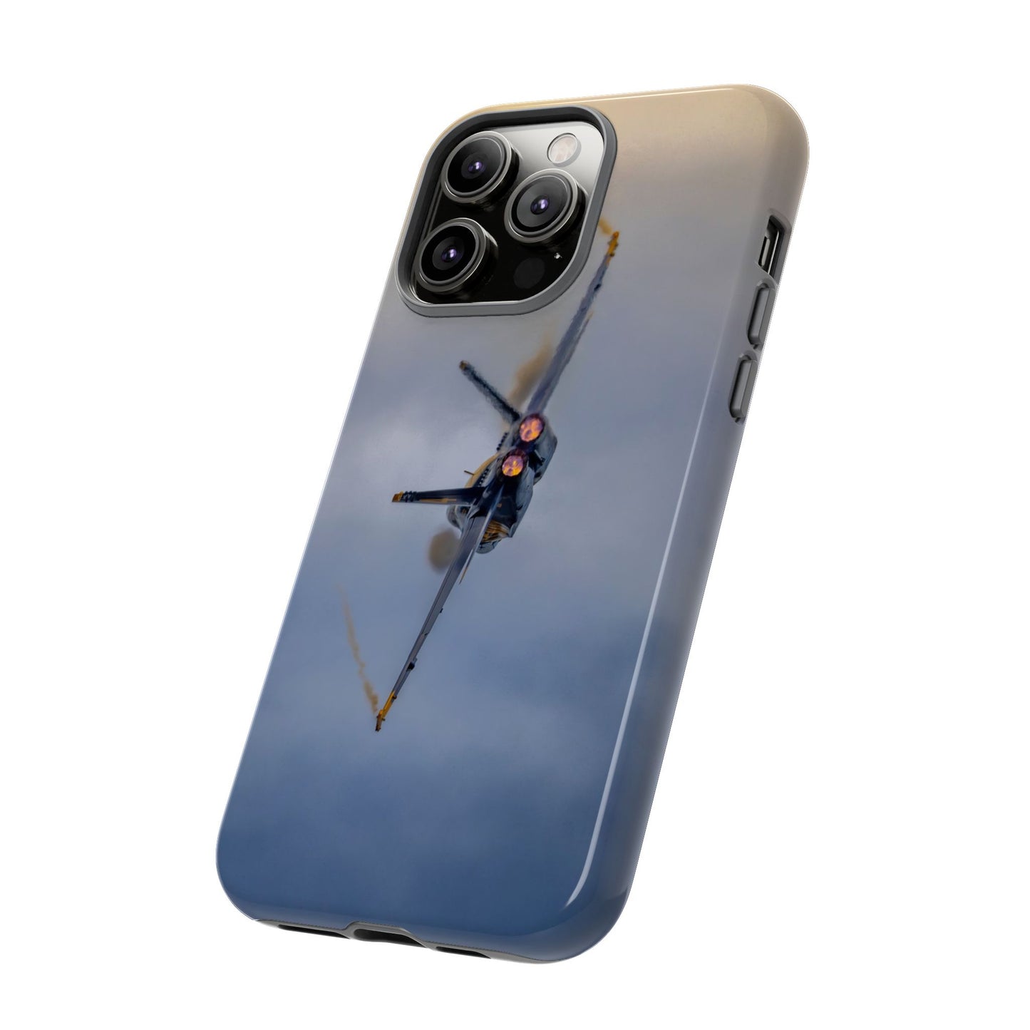 Phone Case - Tough Case with a Blue Angel afterburner design